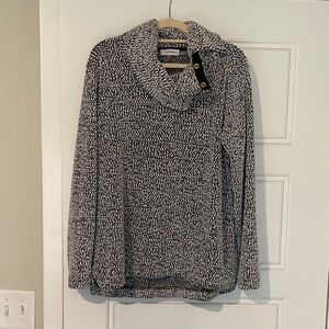 Calvin Klein Beautiful Monochrome Cowl Neck Sweater